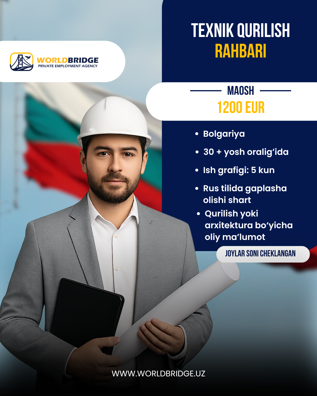 Texnik qurilish rahbari (Технический руководитель)